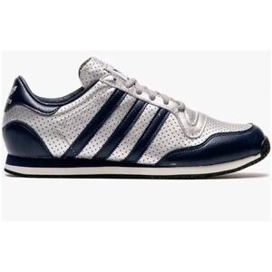 adidas Originals Galaxy OG in Silver and Dark Blue Sixe 9.5 Y2K Metallic